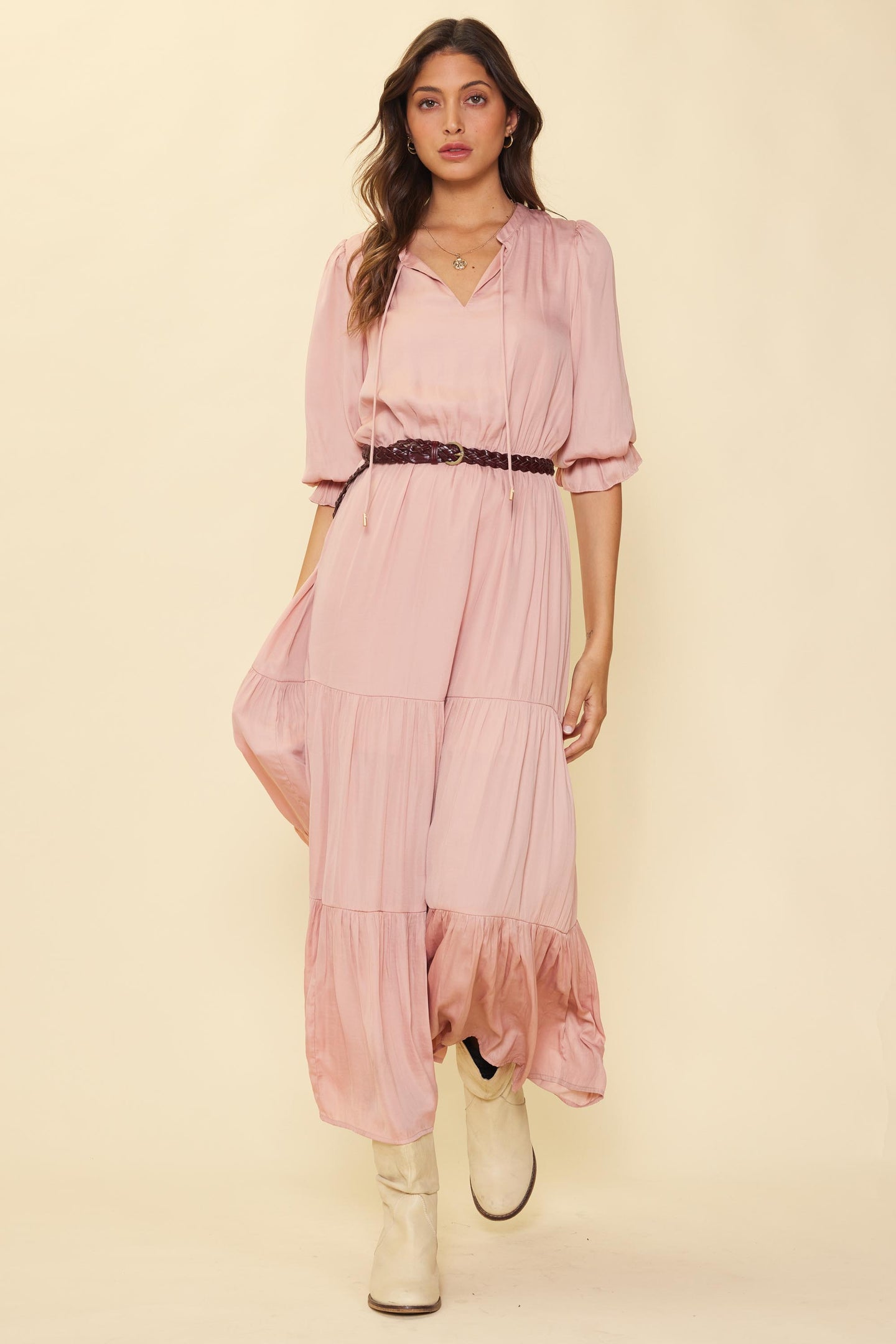 Emery Ruffle Tiered Maxi Dress