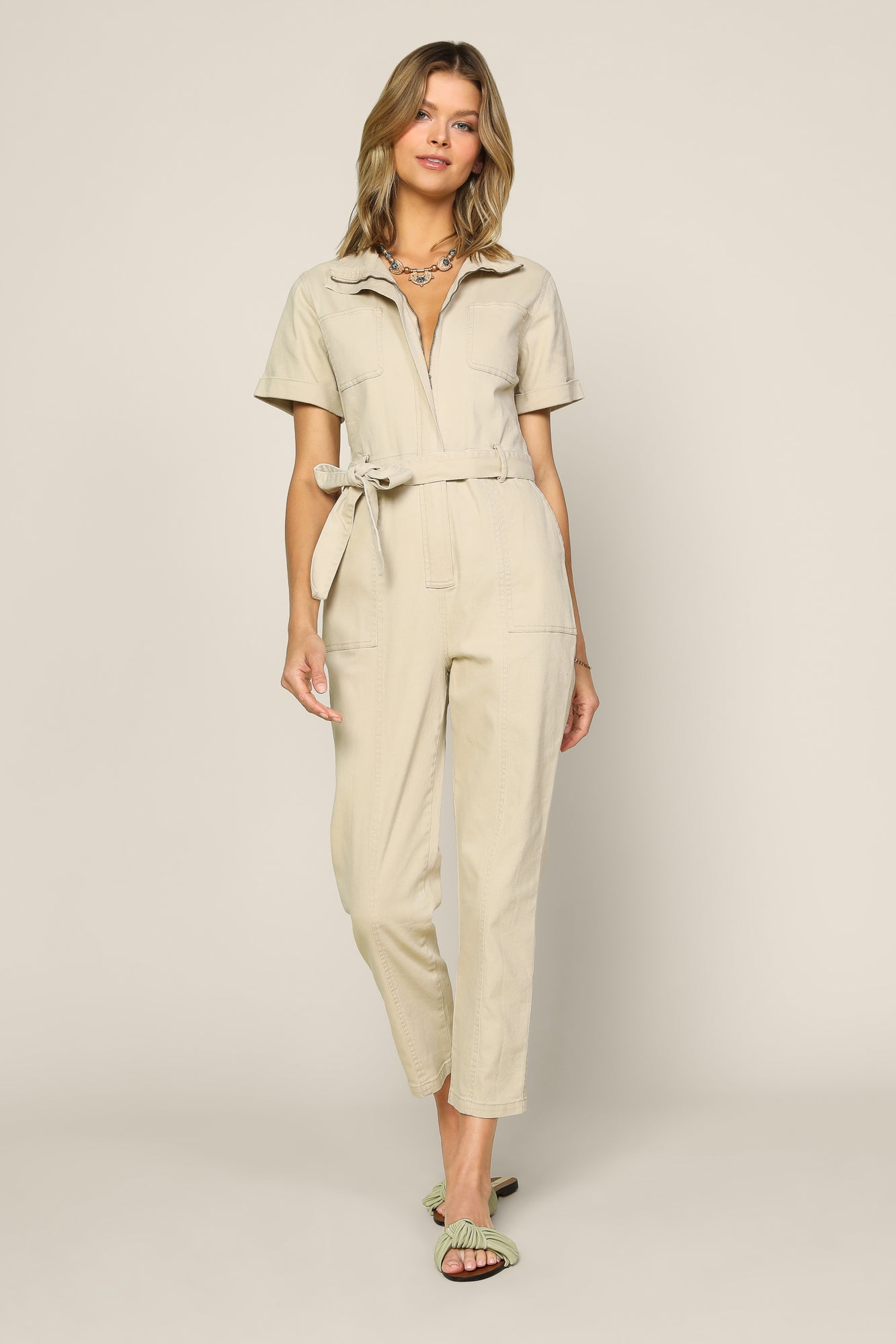 Millie Utility Zip Jumpsuit