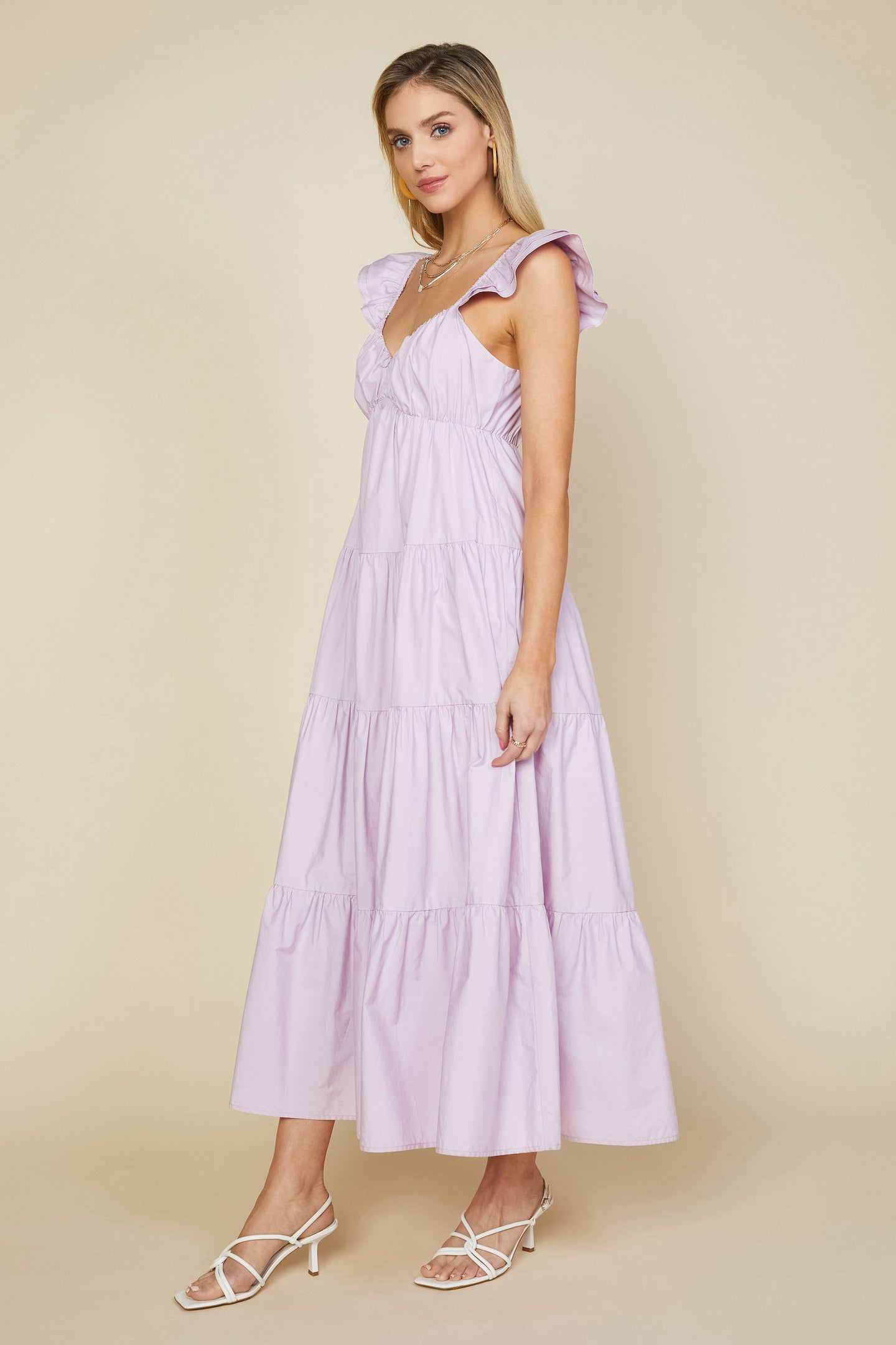 Diana Poplin Maxi Dress