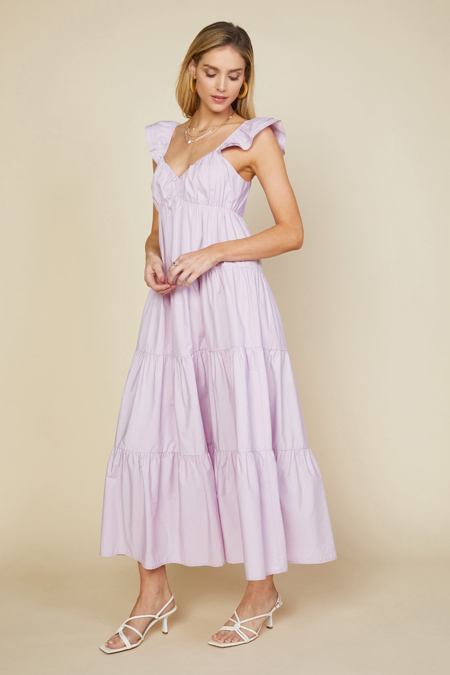 Diana Poplin Maxi Dress