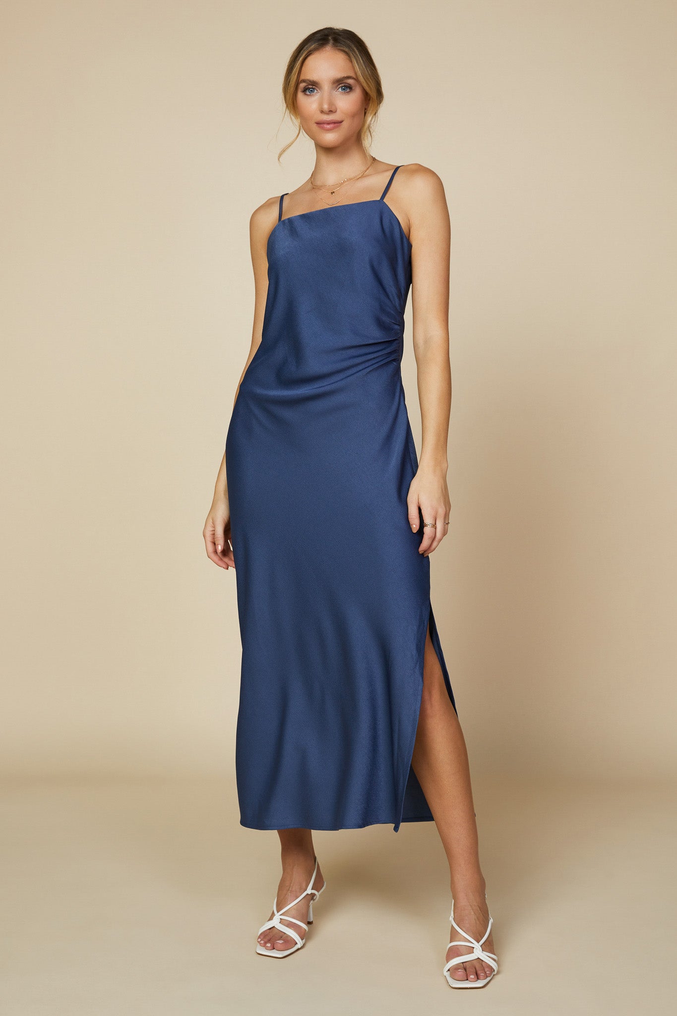 Cami Slit Midi Dress